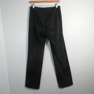 Averardo Bessi Trousers Women 6 Black Cotton Stretch Made in Italy Tailored Pant